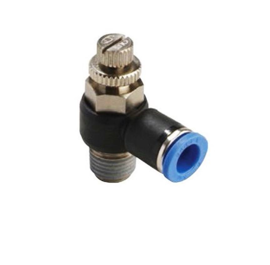Tiết lưu GNSE06M5 ( ống phi 6, ren M5 )