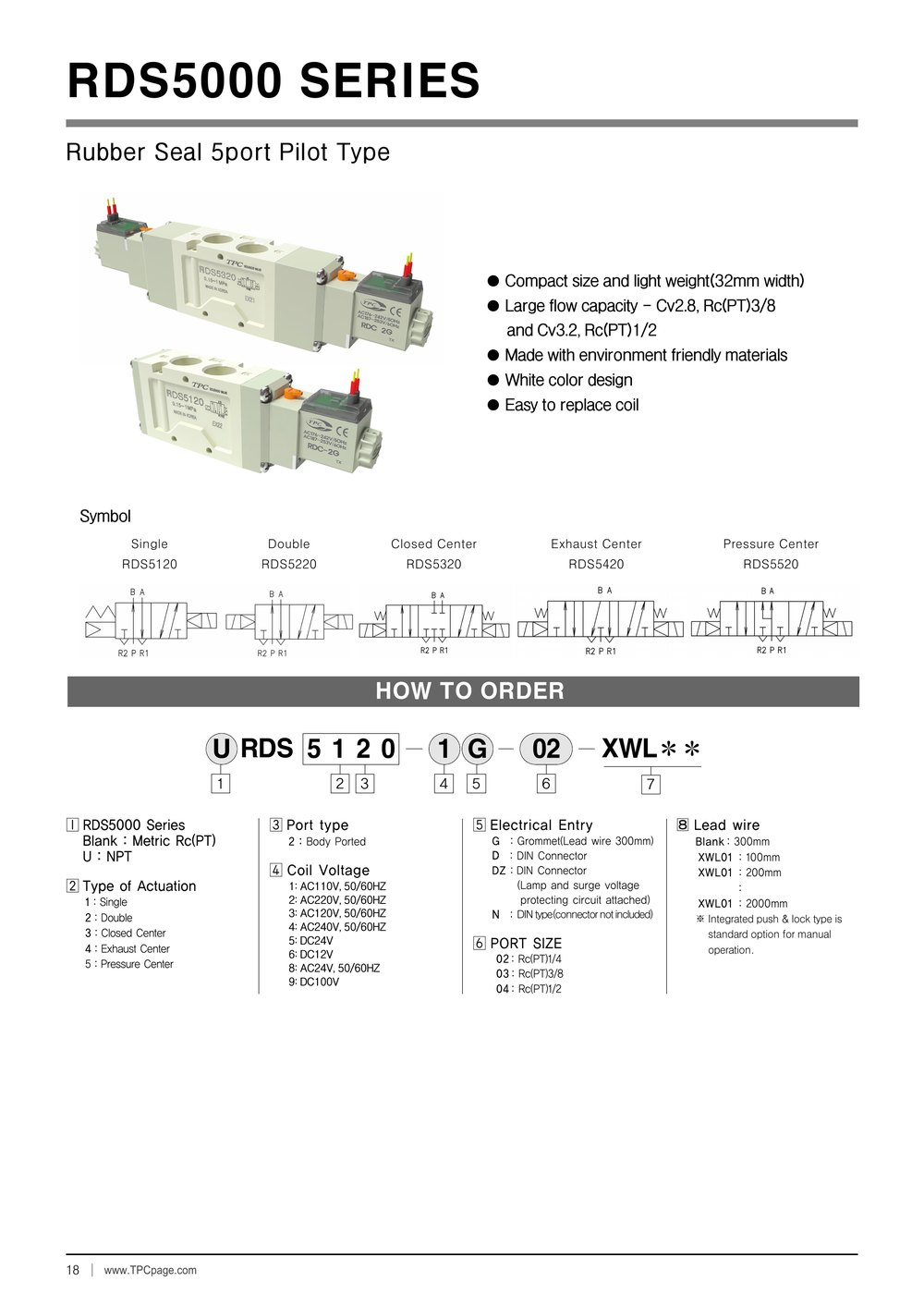 Catalogue TPC RDS5220 trang 1