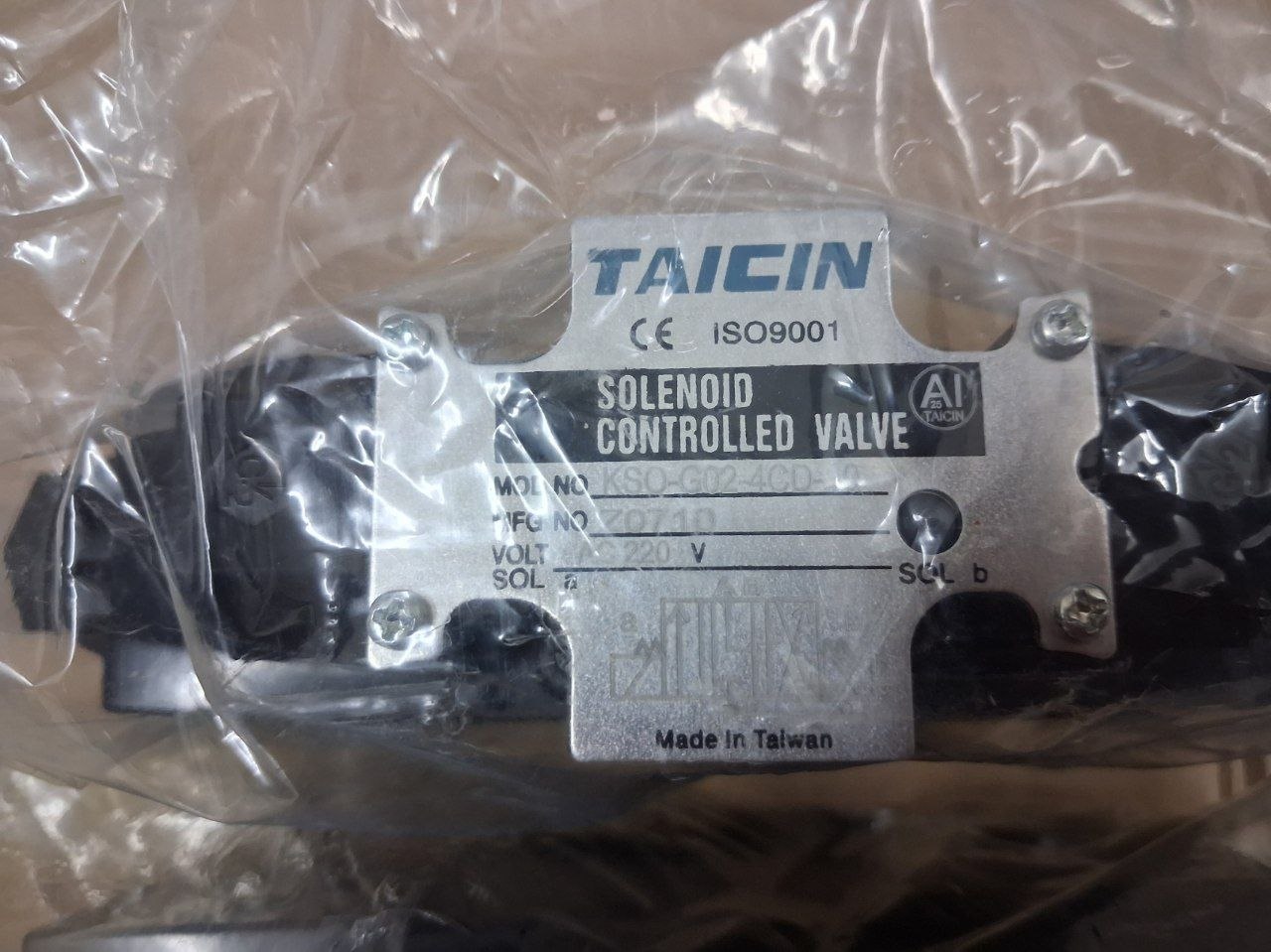 Van thủy lực điện từ TAICIN KSO-G02-66CD-10 (Đài Loan)
